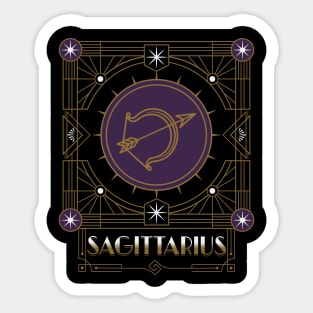 Great Sagittarius Deco Sticker